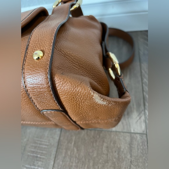 Michael Kors Cognac Fulton Satchel - Picture 5 of 10